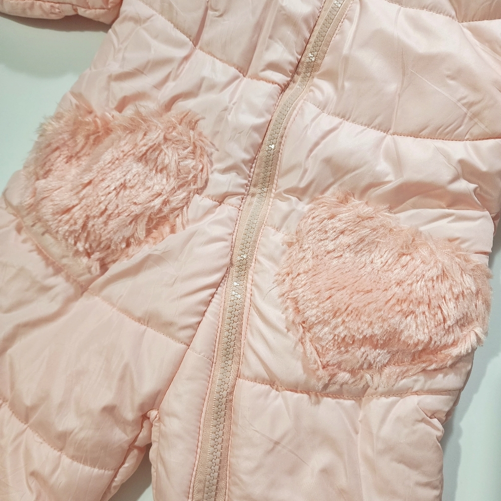 Jessica Simpson Pink Baby Snowsuit 3-6M - Picture 7 of 7
